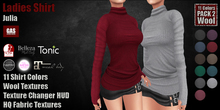 GAS [Ladies Shirt Julia - 11 Colors w/HUD PACK 2 (Wool)]