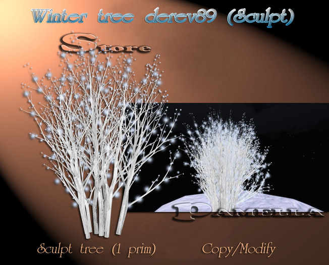 Winter  tree derev89 (Sculpt)