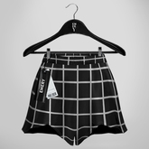 Emery Angel Short Checked Black