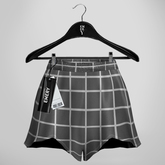 Emery Angel Short Checked Grey