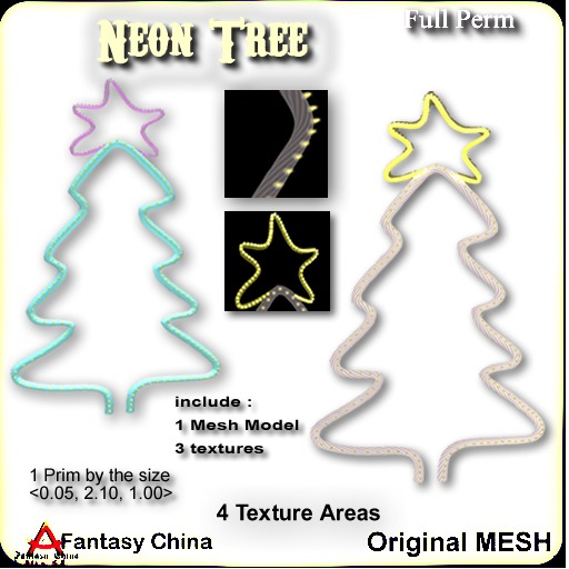 FC- Full Perm Mesh Neon Tree 