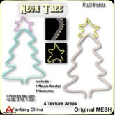 FC- Full Perm Mesh Neon Tree 