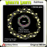 Full Perm Wreath Lights 