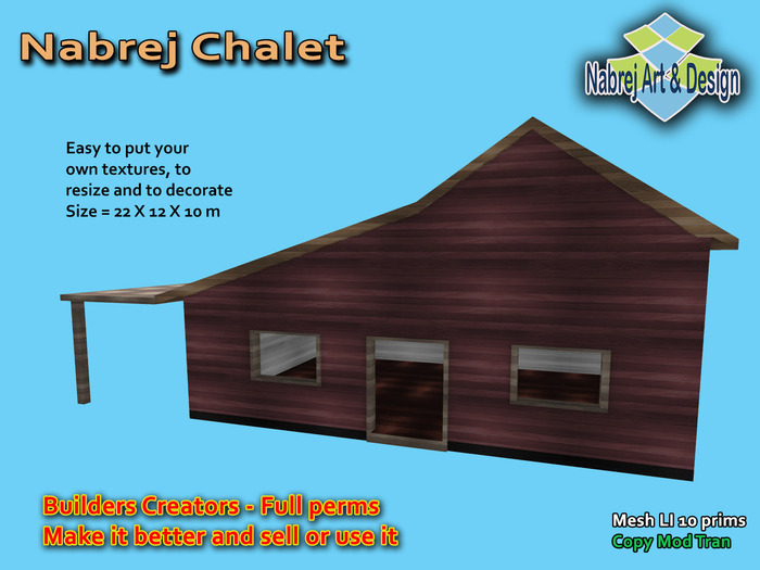 Nabrej Chalet Cottage Full perms 10LI