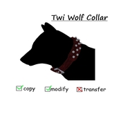 TWI dog collar Red