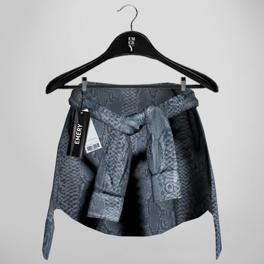 Emery Cruz Shirt Python Blue