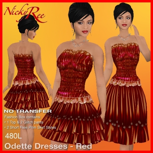 Odette Dresses - Red