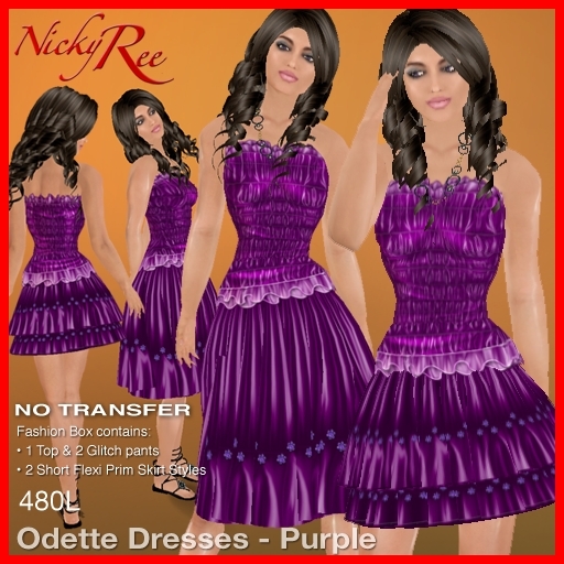 Odette Dresses - Purple