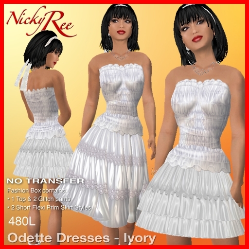 Odette Dresses - Ivory