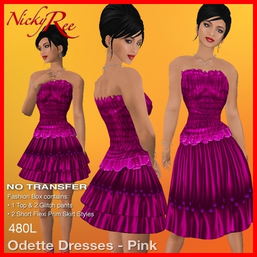 Odette Dresses - Pink