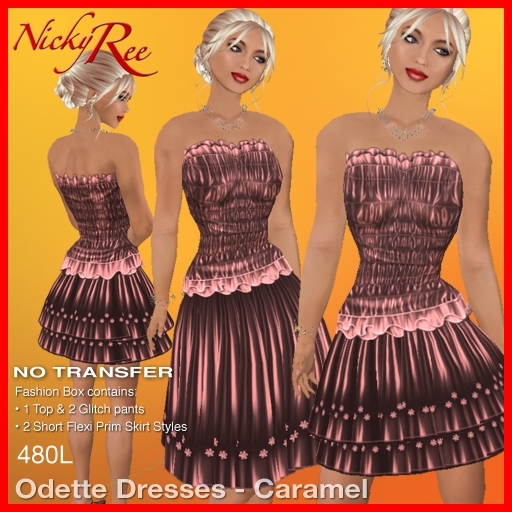 Odette Dresses - Caramel