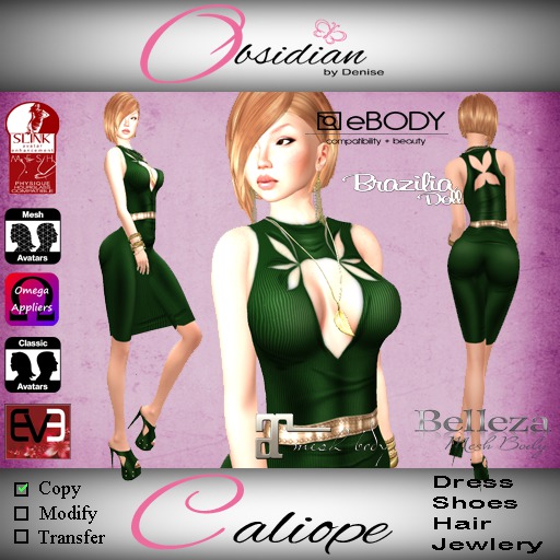 ::OBD:: Caliope Green Outfit