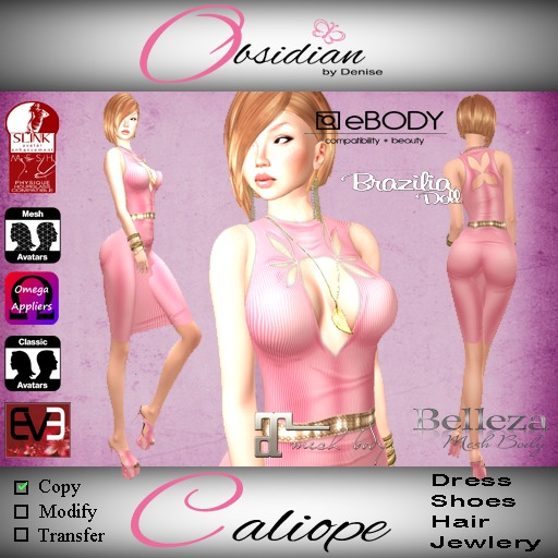 ::OBD:: Caliope Pink Outfit