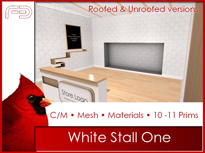 [FB] Merchant Stall - White 1 (Boxed)
