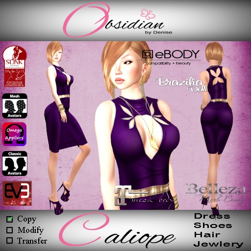 ::OBD:: Caliope Purple Outfit
