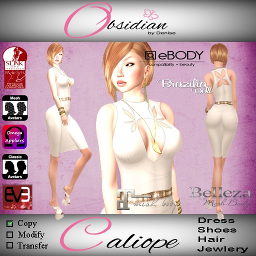 ::OBD:: Caliope White Outfit