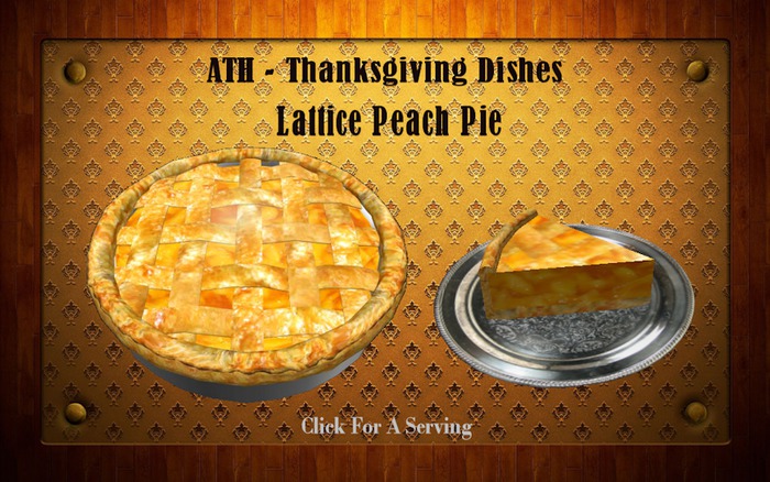ATH Lattice Peach Pie