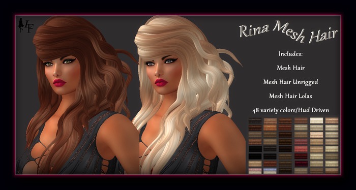 *LF* Rina Mesh Hair