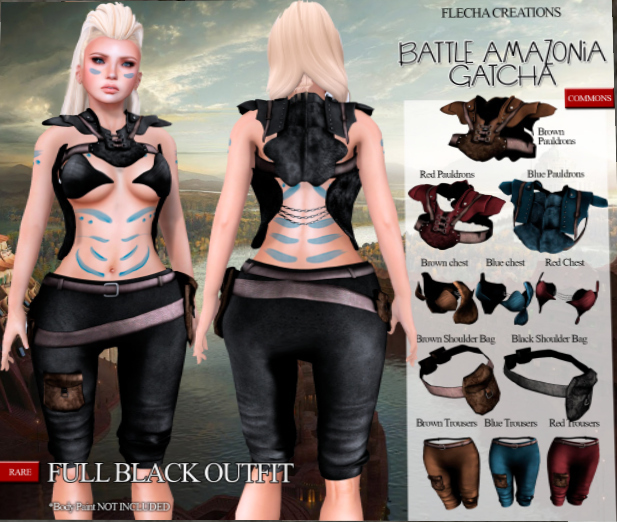 FLECHA Battle Amazonia Chest S Blue