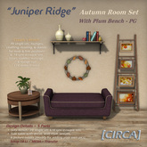 [CIRCA] - "Juniper Ridge" - Autumn Room Set - Plum