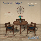 [CIRCA] - "Juniper Ridge" - Sitting Set - In Teal