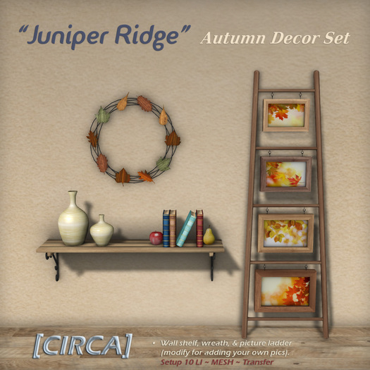 [CIRCA] - "Juniper Ridge" - Autumn Decor Set