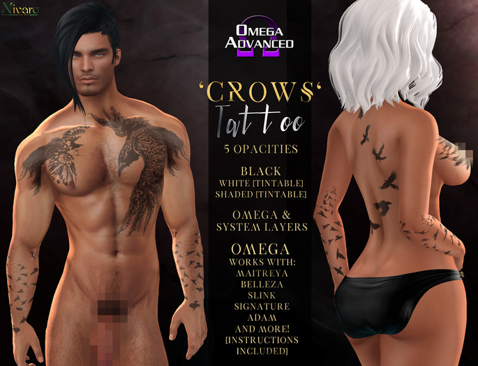 -Nivaro- 'Crows' Tattoo