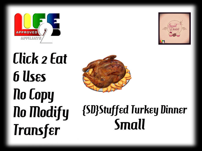 {SD}Stuffed Turkey Dinner Sm {Life2}