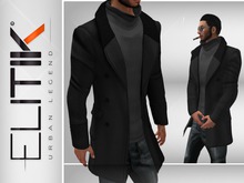 -ELITIK- Coat [Black]
