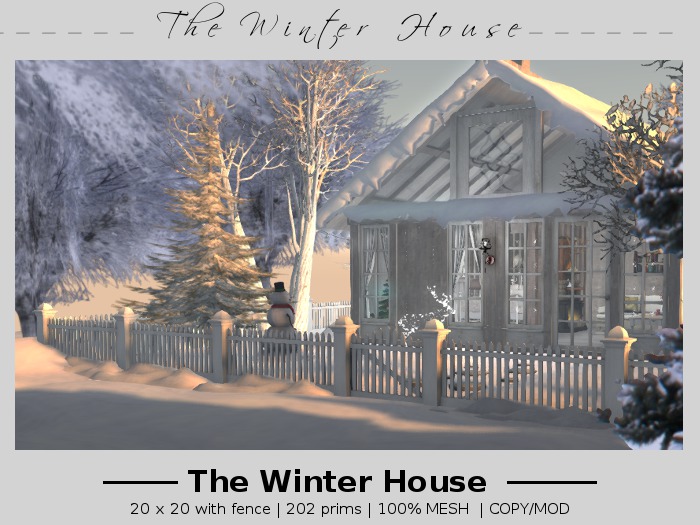 Mayas - Winter House - Fully Decorations