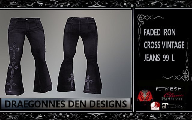 FITMESH FADED CROSS BELL BOTTOMS
