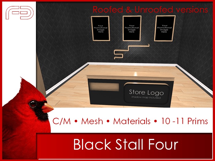 [FB] Merchant Stall - Black 4 (Boxed)