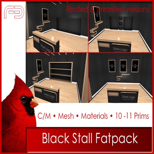 [FB] Merchant Stall - Black Fatpack (Boxed)