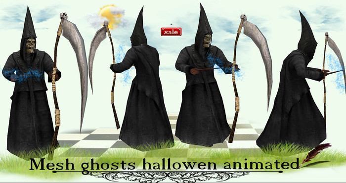 Mesh ghosts hallowen animated(modify&trasfert) v. 2