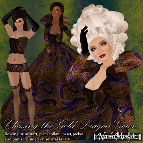 nM Chasing the Golden Dragon Gown