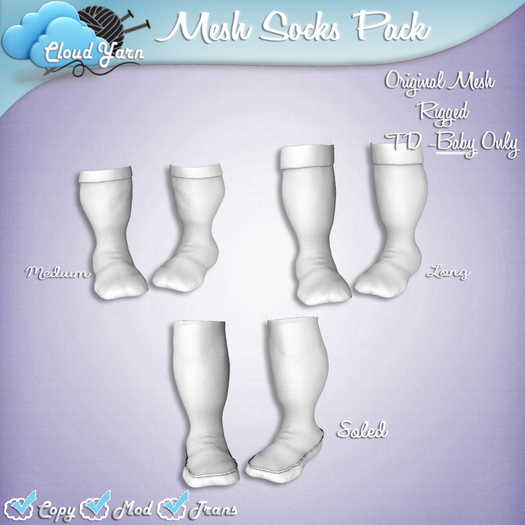 {CY} Mesh Socks Pack Full Perms