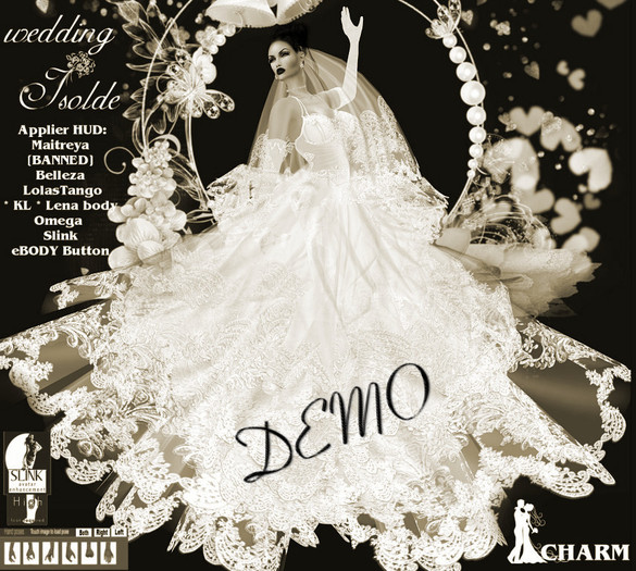 DEMO!.: CHARM :.  Wedding Dress Isolde DEMO