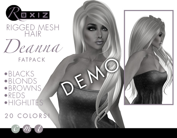 :: ROXIZ :: RIGGED MESH HAIR > Deanna - DEMO