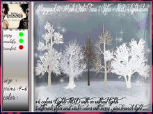 irrisistible : MEGAPACK 60 MESH WINTER TREES + HUD 6 LIGHTS