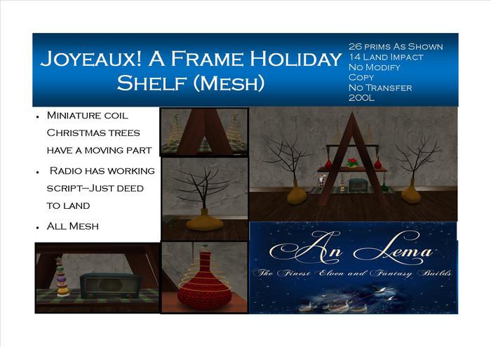 Joywaux! A Frame Holiday Shelf