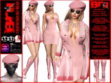 **KENDRA PINK VERSION WINTER STYLE COMPLET OUTFIT **