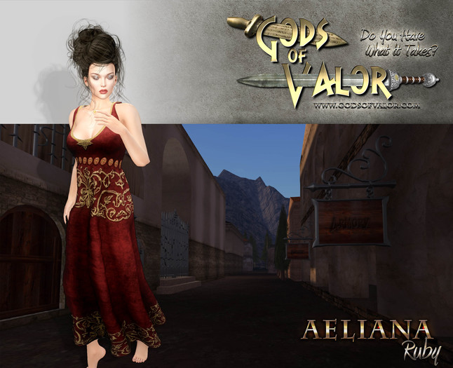 Gods of Valor - Roman - Rome - Aeliana - Ruby