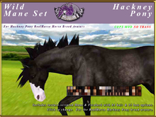 *E* RealHorse Wild Mane Set [BOXED] RH Hackney Pony