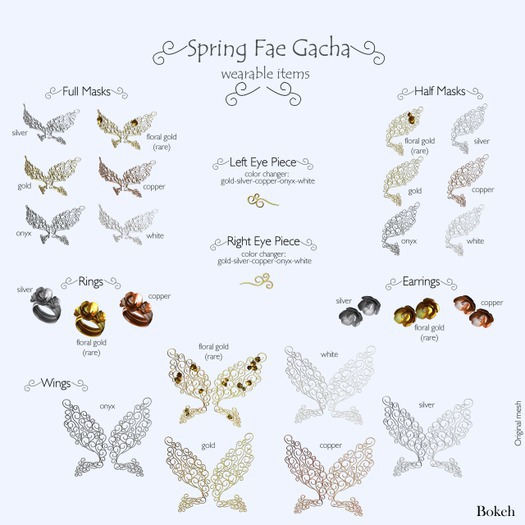 Bokeh - Spring Fae Left Eye Piece