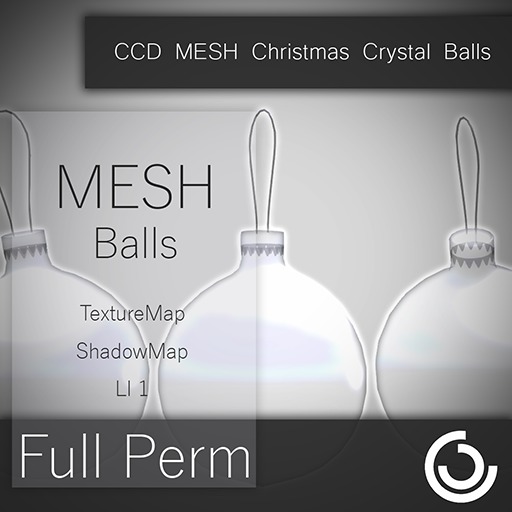MESH Christmas Crystal Balls