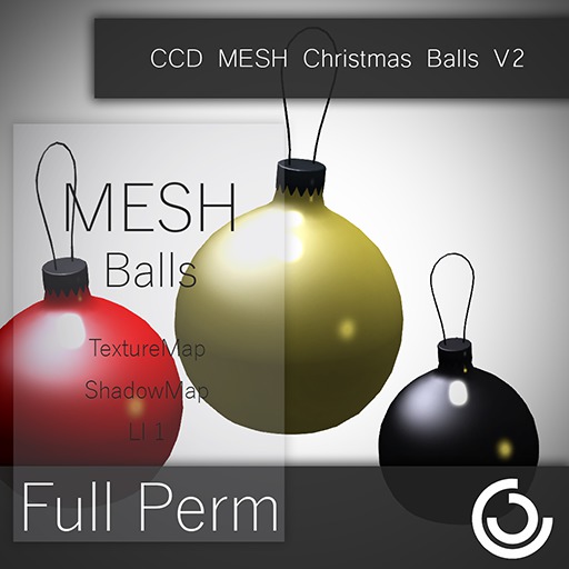 CCD MESH Christmas Balls V2
