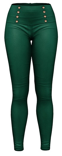 *Just BECAUSE* Chrissy Pants - Green - Maitreya,Belleza,Slink