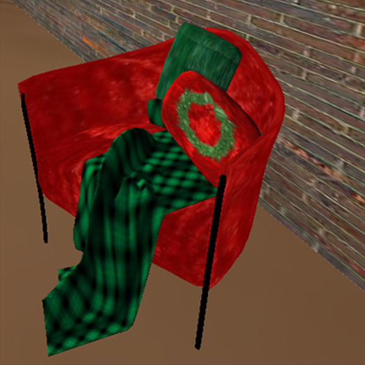 Holiday Snuggle Chair~Christmas Decor