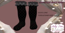 ::BTF::Socks Long Black Heart