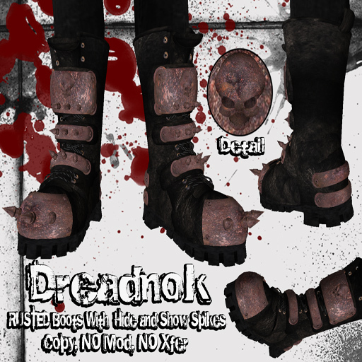 SiniStyle Dreadnok Boots (Rusted)